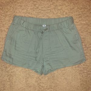 Old navy olive shorts soft linen blend medium